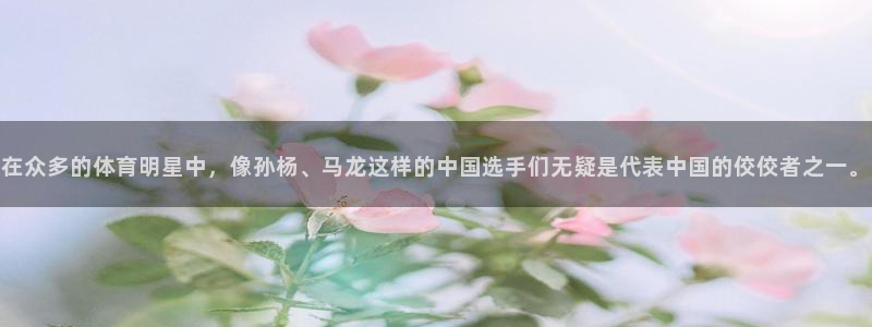  MK体育：在众多的体育明星中，像孙杨、马龙这样的中国选手们无